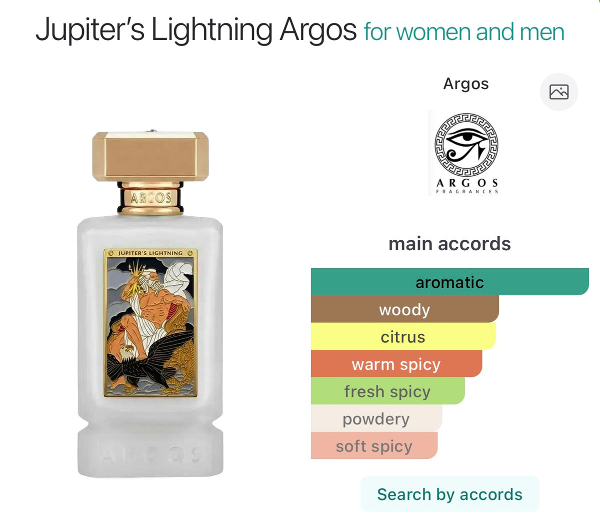 Argos Jupiter’s Lighting (sample)