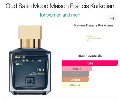 Maision Francis Kurkdjian Oud Satin Mood EDP (sample)