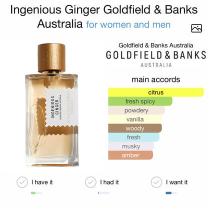 Goldfield & Banks Ingenious Ginger  (sample)